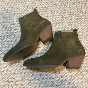 Patina Dakota Western Boot - Olive